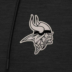 Minnesota Vikings Antigua Spikes Raglan Quarter-Zip Hoodie - Heather Black online