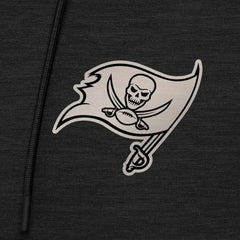 Tampa Bay Buccaneers Antigua Spikes Raglan Quarter-Zip Hoodie - Heather Black on sale