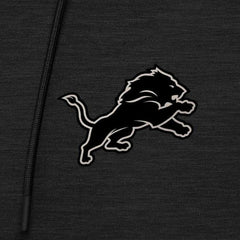 Detroit Lions Antigua Spikes Raglan Quarter-Zip Hoodie - Heather Black cheap