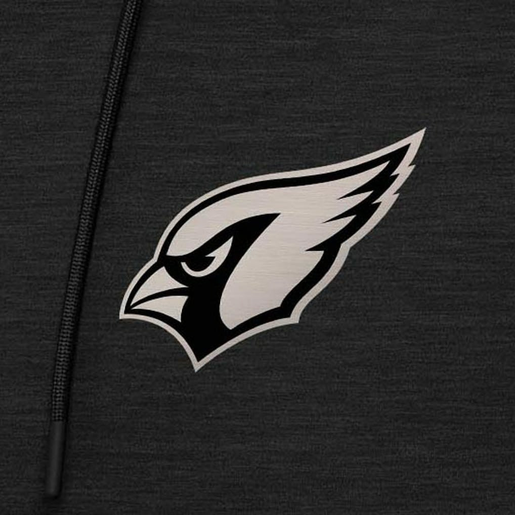 Arizona Cardinals Antigua Spikes Raglan Quarter-Zip Hoodie - Heather Black online