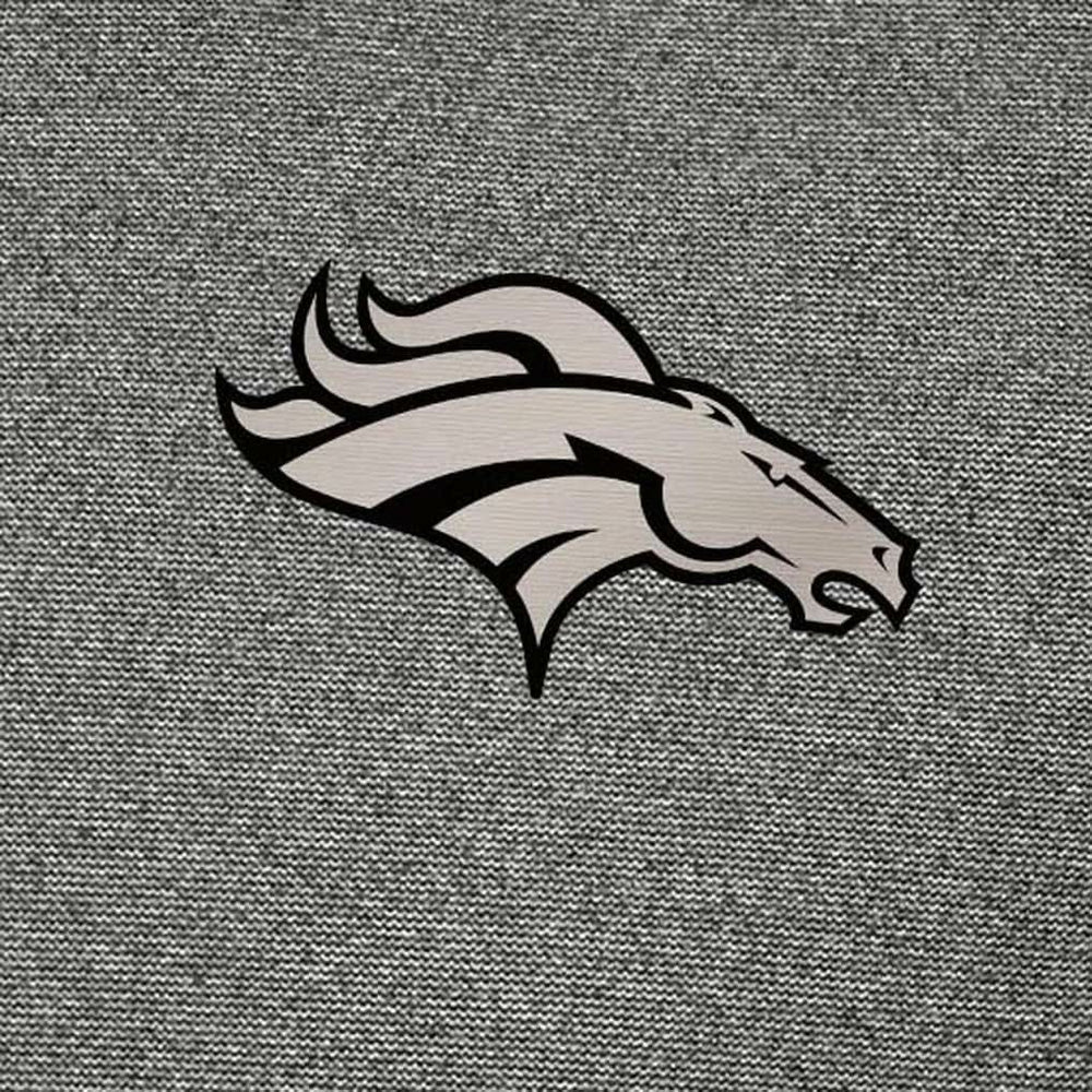 Denver Broncos Antigua Subtle Quarter-Zip Top - Heather Black discount