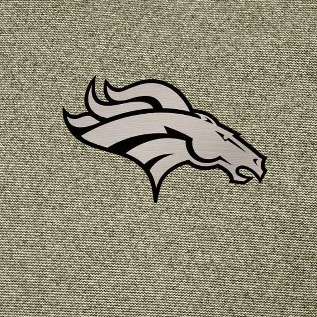 Denver Broncos Antigua Subtle Quarter-Zip Top - Heather Olive discount