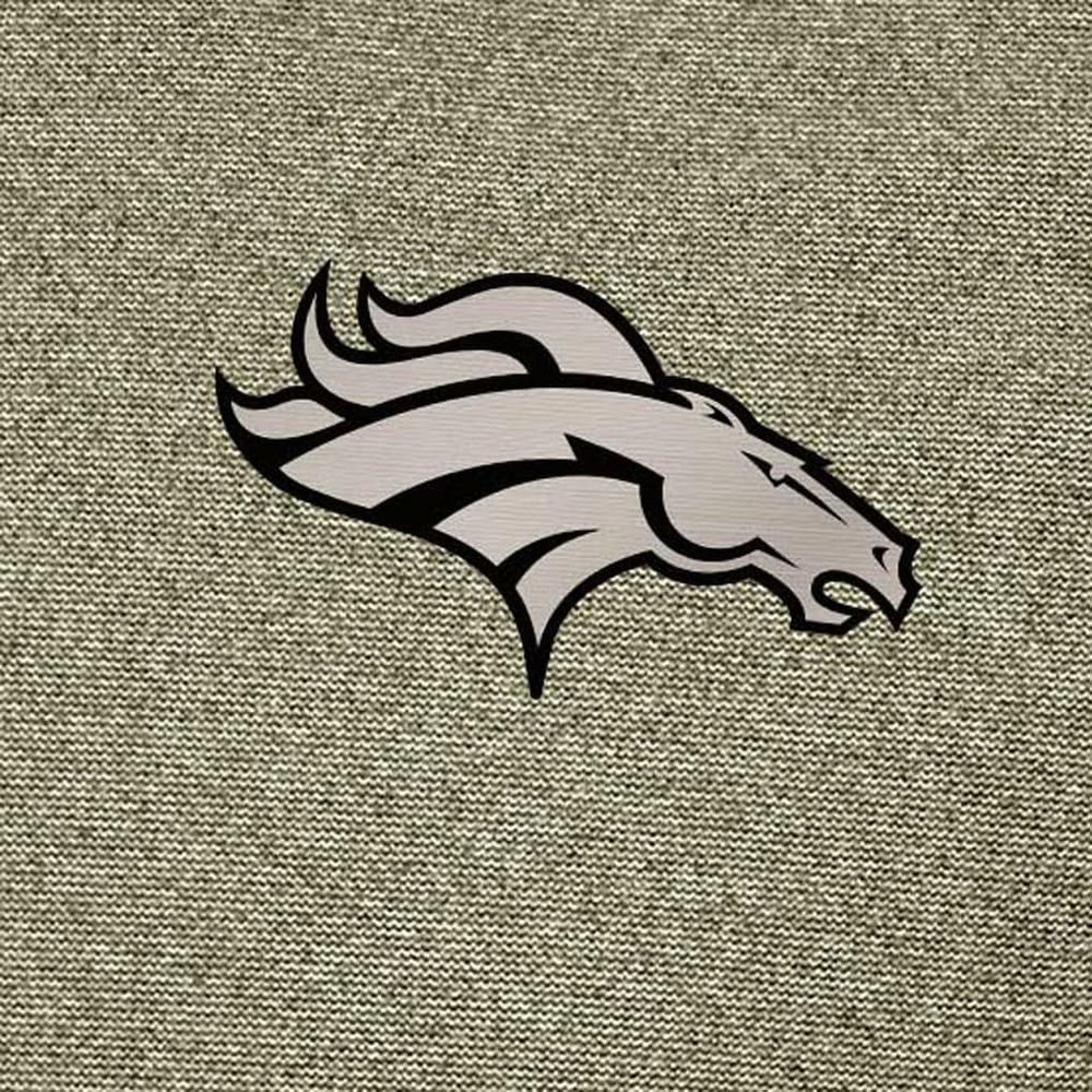 Denver Broncos Antigua Subtle Quarter-Zip Top - Heather Olive discount