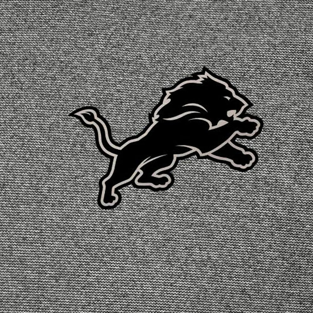 Detroit Lions Antigua Subtle Quarter-Zip Top - Heather Black for sale