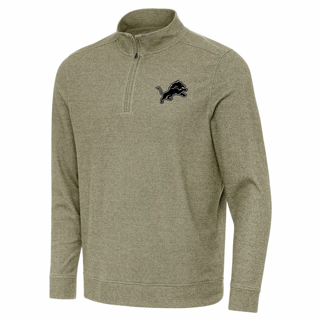 Detroit Lions Antigua Subtle Quarter-Zip Top - Heather Olive online