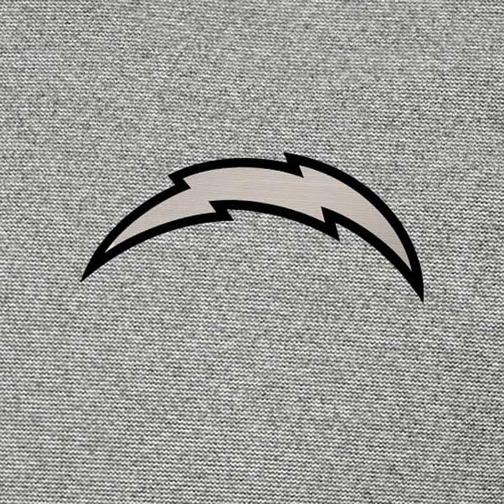 Los Angeles Chargers Antigua Subtle Quarter-Zip Top - Heather Gray cheap