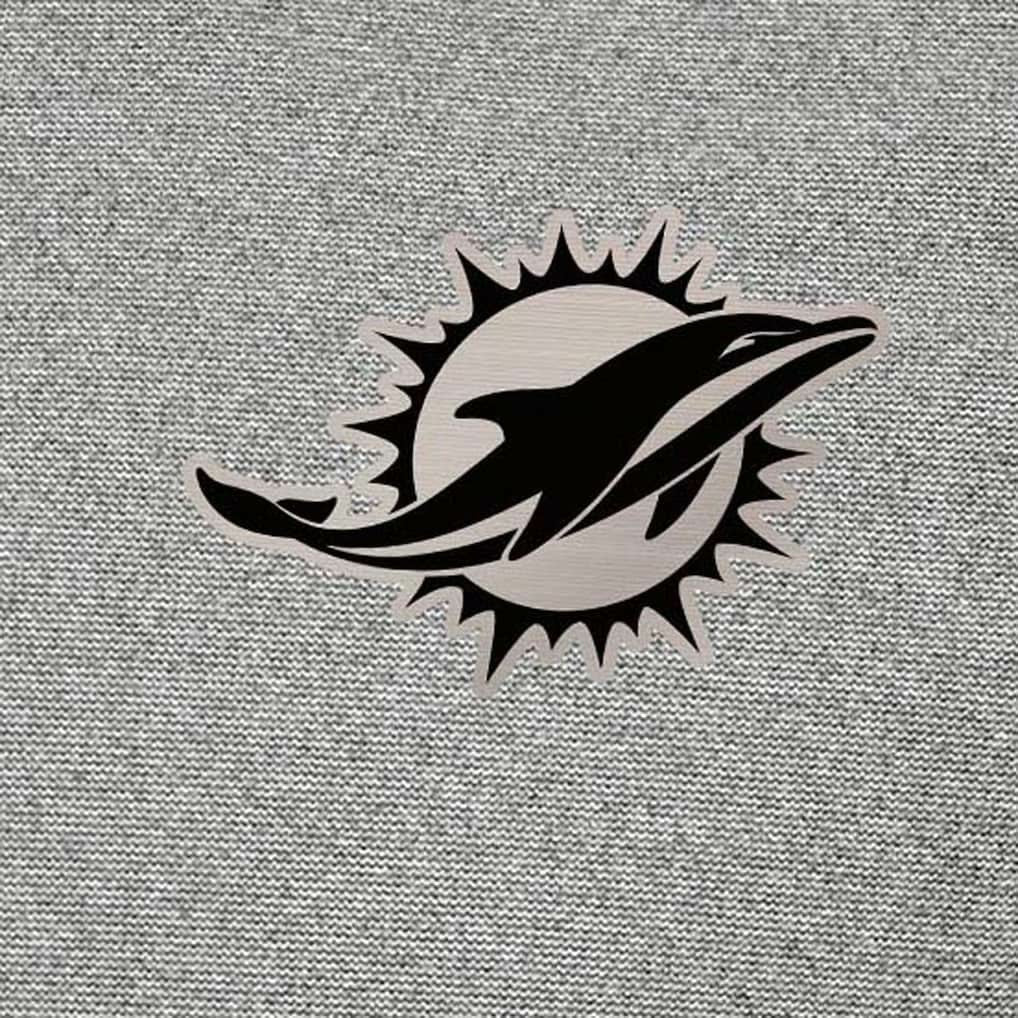 Miami Dolphins Antigua Subtle Quarter-Zip Top - Heather Gray outlet