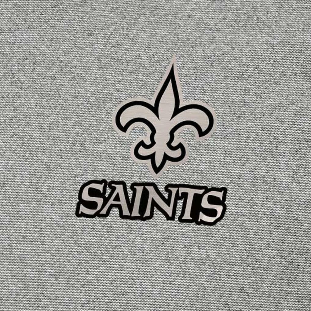 New Orleans Saints Antigua Subtle Quarter-Zip Top - Heather Gray for sale