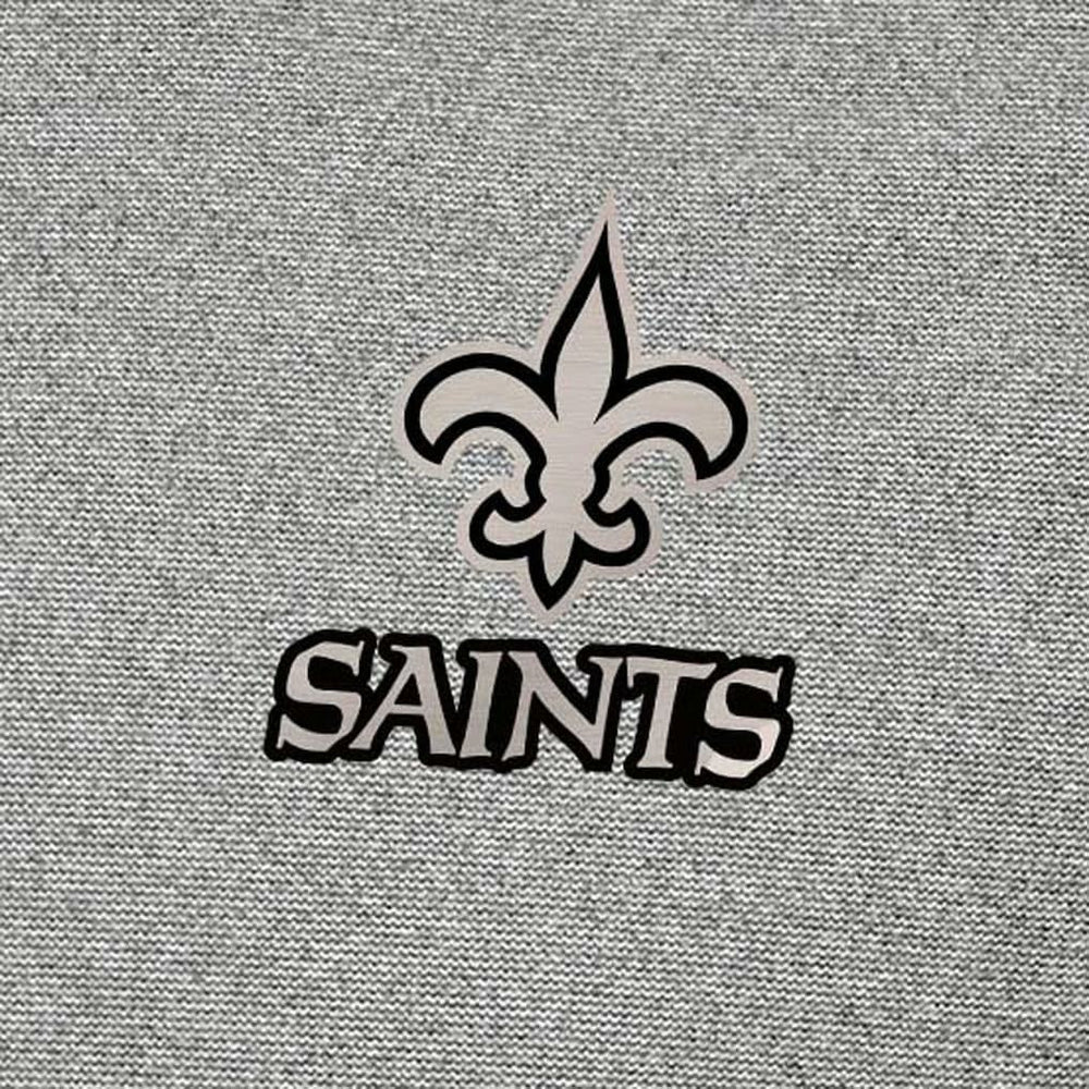 New Orleans Saints Antigua Subtle Quarter-Zip Top - Heather Gray for sale