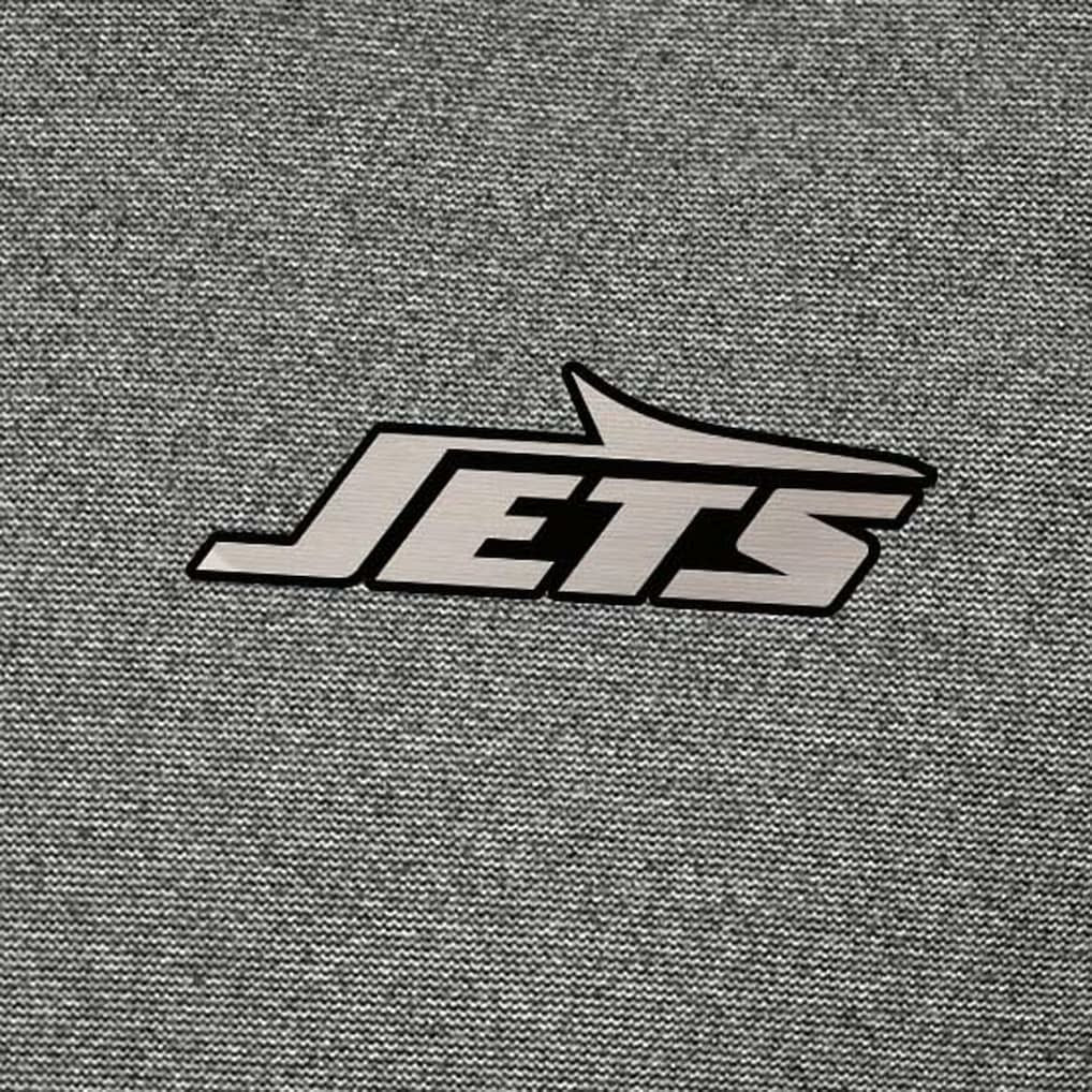 New York Jets Antigua Subtle Quarter-Zip Top - Heather Black cheap