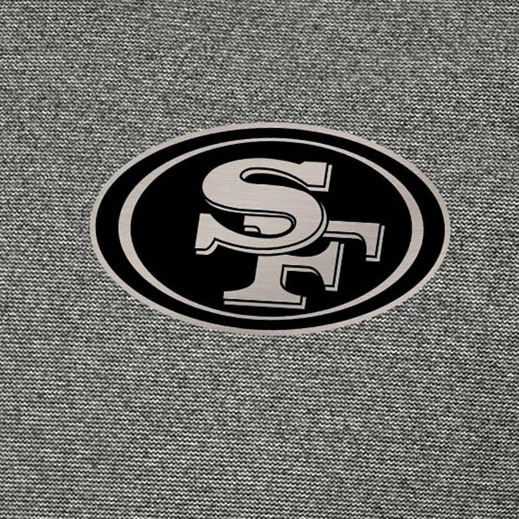 San Francisco 49ers Antigua Subtle Quarter-Zip Top - Heather Black discount