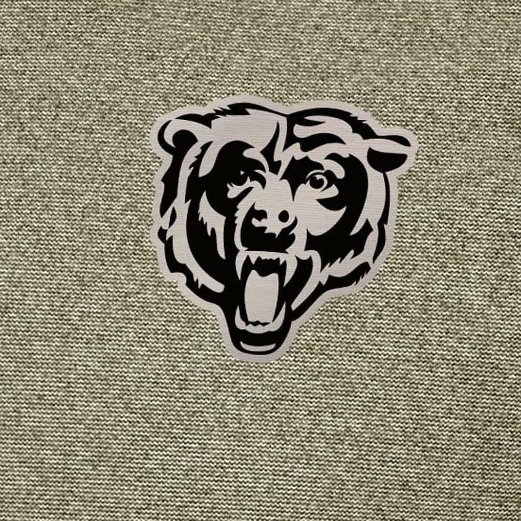 Chicago Bears Antigua Subtle Quarter-Zip Top - Heather Olive cheap