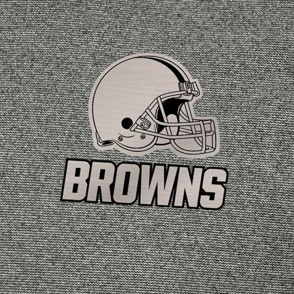 Cleveland Browns Antigua Subtle Quarter-Zip Top - Heather Black on sale