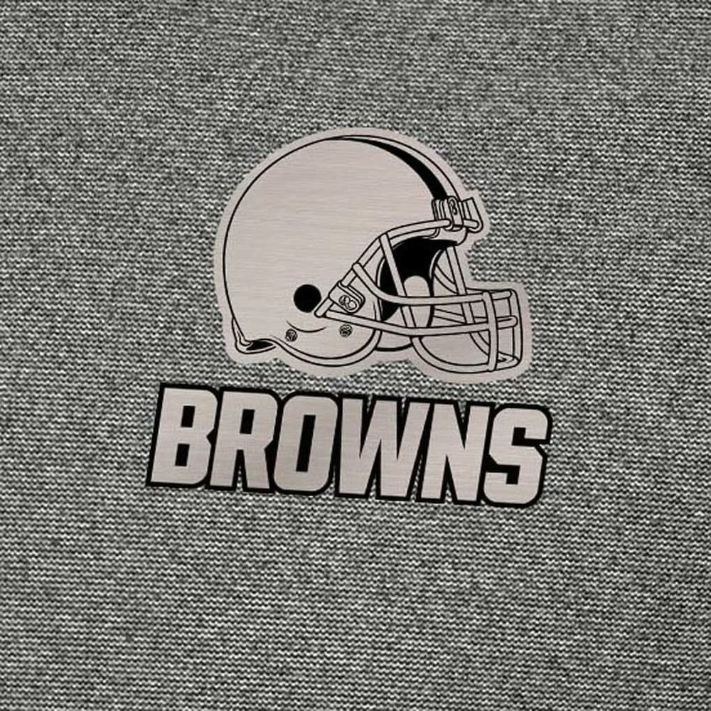 Cleveland Browns Antigua Subtle Quarter-Zip Top - Heather Black on sale