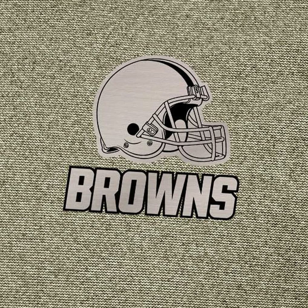 Cleveland Browns Antigua Subtle Quarter-Zip Top - Heather Olive on sale