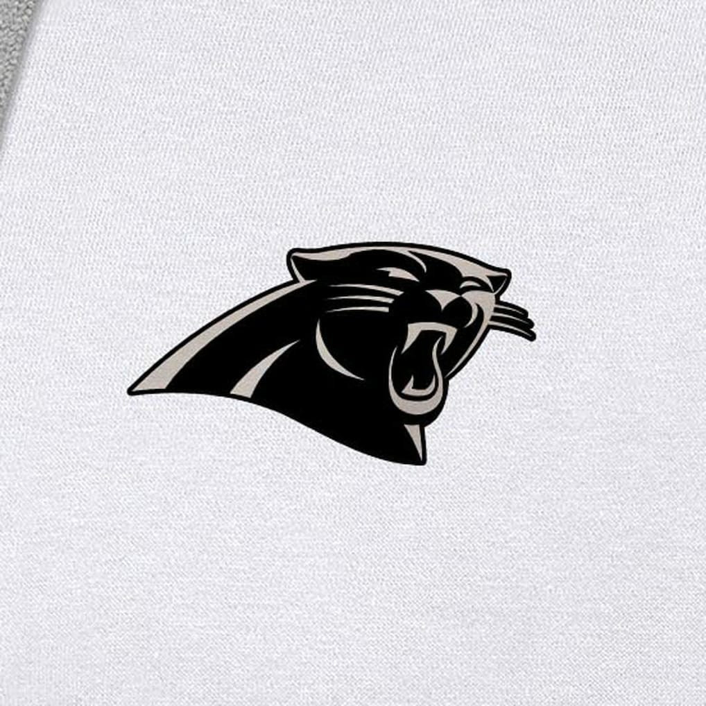 Carolina Panthers Antigua Brushed Carbon Victory Pullover Hoodie - White sale