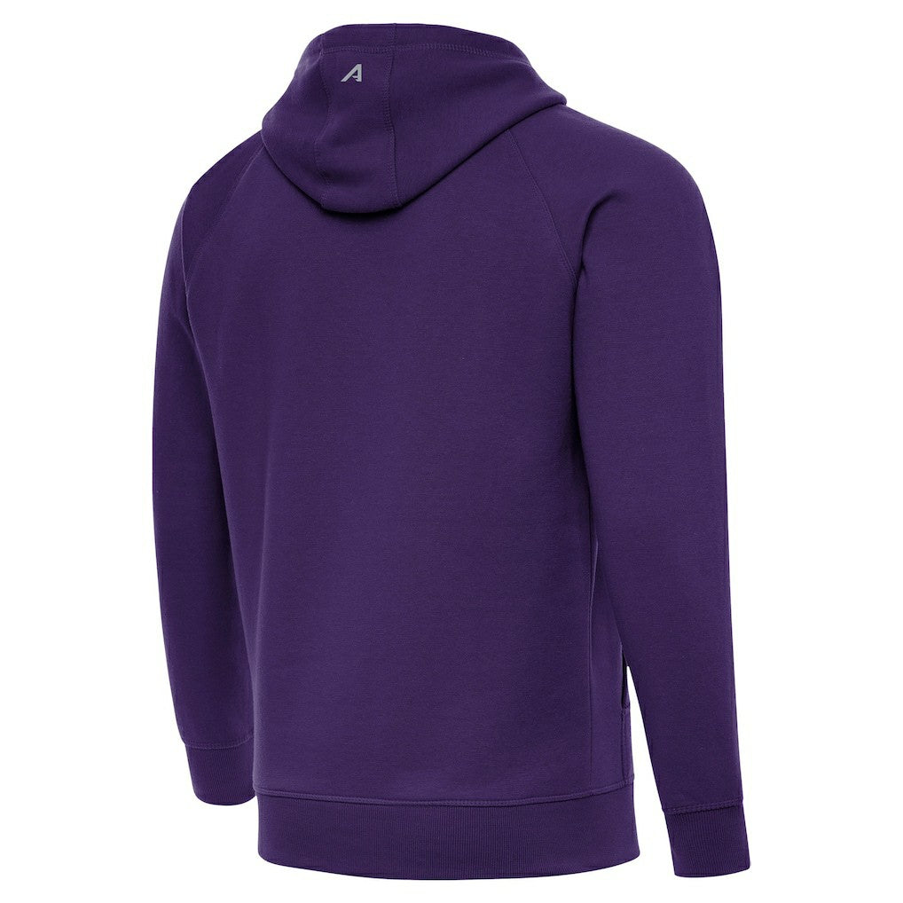 Baltimore Ravens Antigua Brushed Carbon Victory Pullover Hoodie - Purple sale