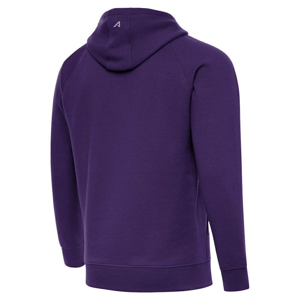 Baltimore Ravens Antigua Brushed Carbon Victory Pullover Hoodie - Purple sale