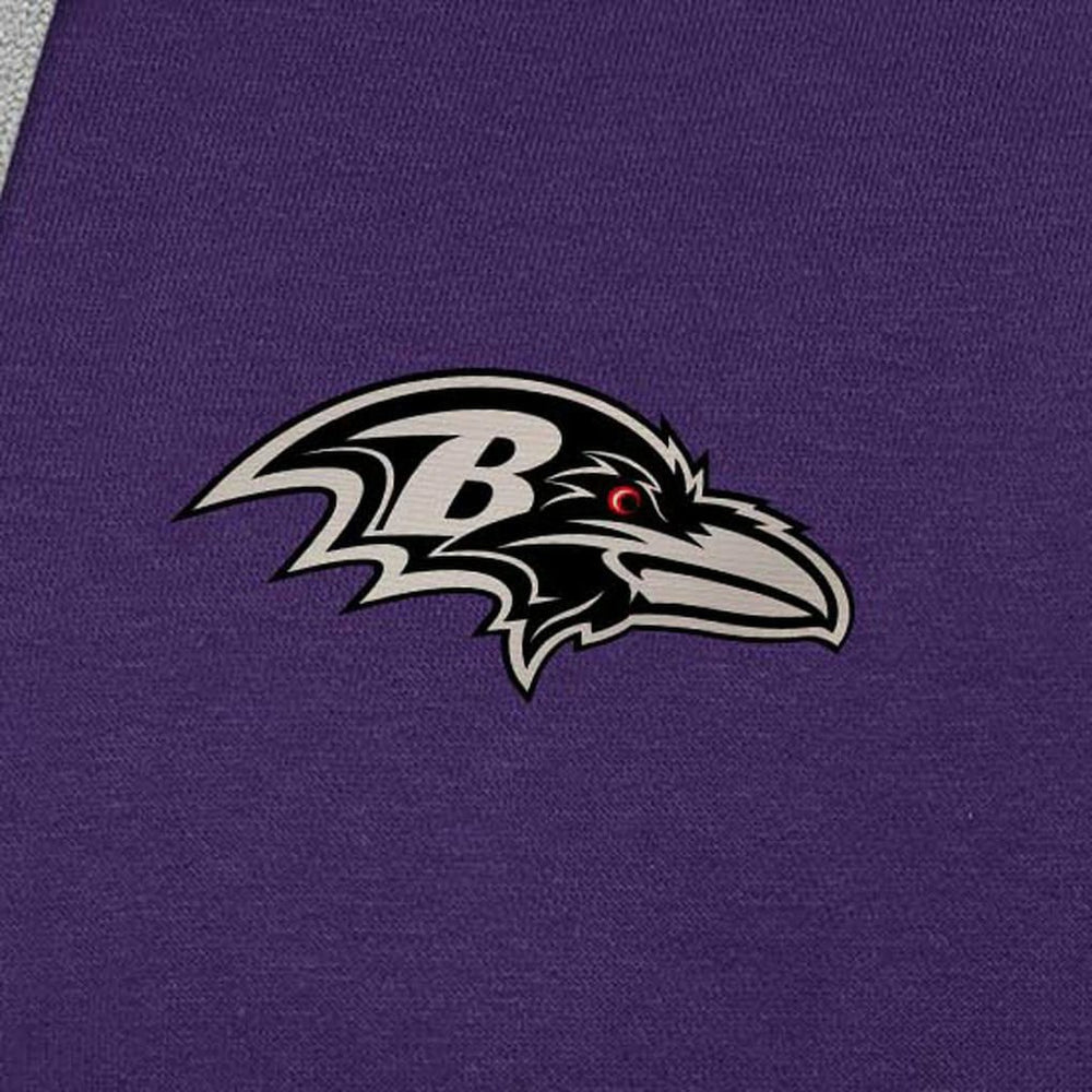Baltimore Ravens Antigua Brushed Carbon Victory Pullover Hoodie - Purple sale