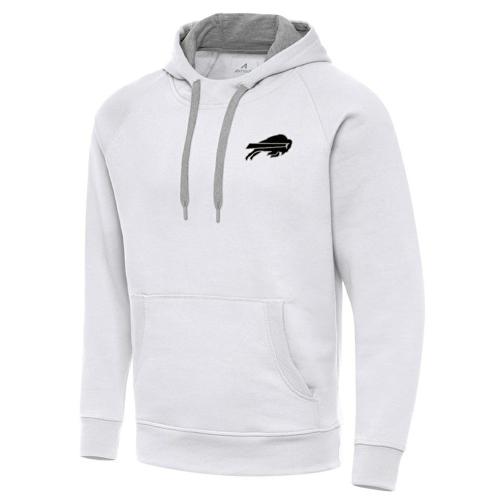 Buffalo Bills Antigua Brushed Carbon Victory Pullover Hoodie - White online