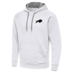 Buffalo Bills Antigua Brushed Carbon Victory Pullover Hoodie - White online