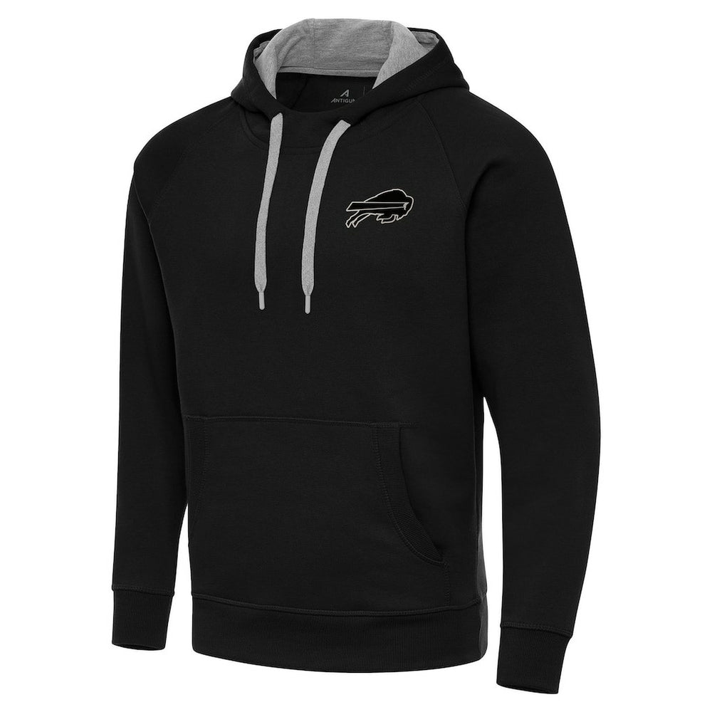Buffalo Bills Antigua Brushed Carbon Victory Pullover Hoodie - Black sale