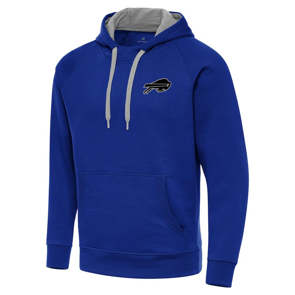 Buffalo Bills Antigua Brushed Carbon Victory Pullover Hoodie - Royal cheap