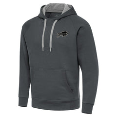 Buffalo Bills Antigua Brushed Carbon Victory Pullover Hoodie - Charcoal outlet