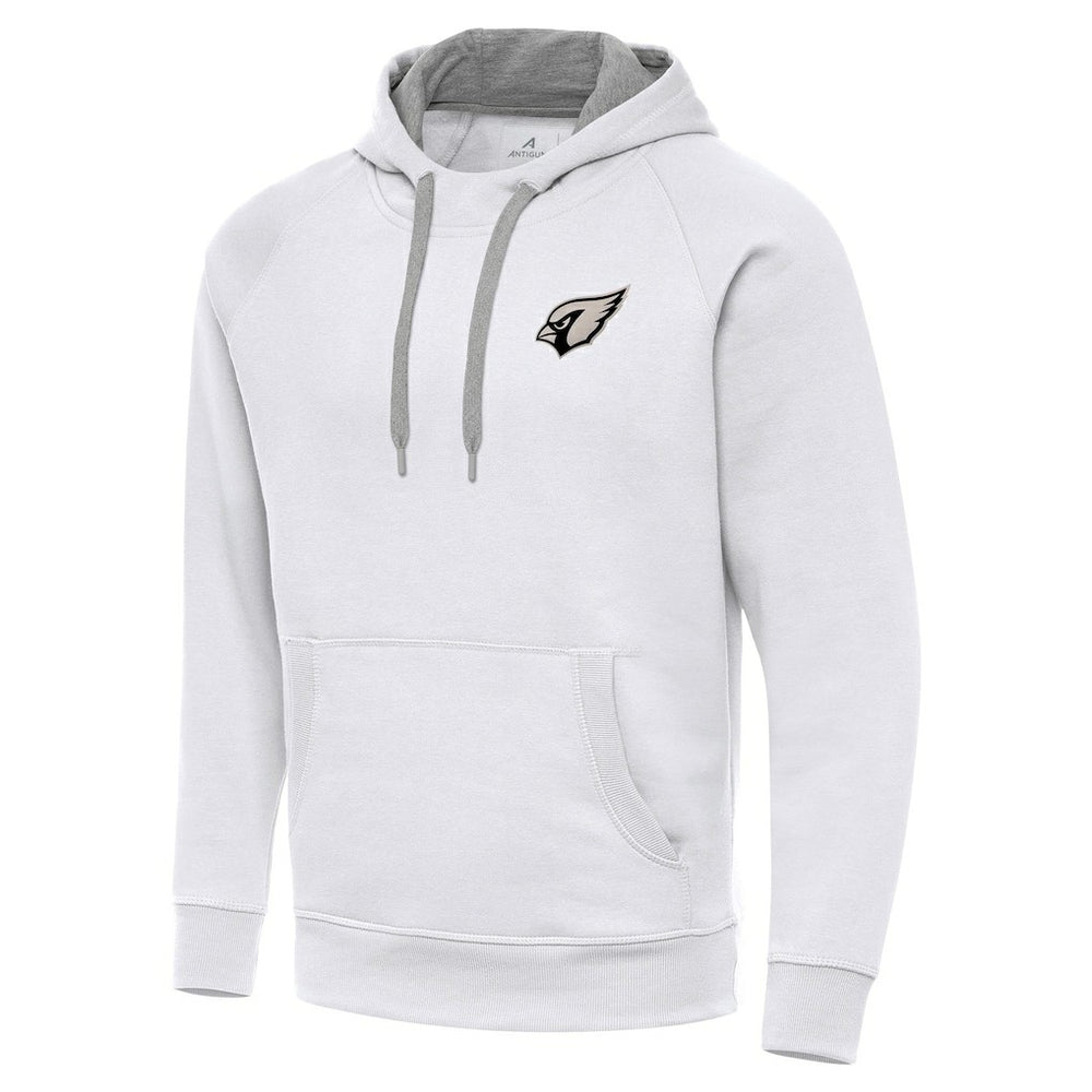 Arizona Cardinals Antigua Brushed Carbon Victory Pullover Hoodie - White for sale