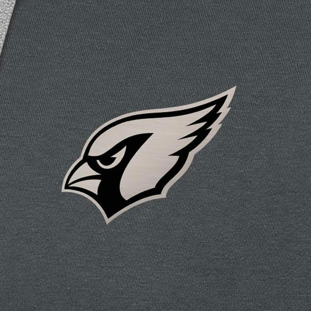 Arizona Cardinals Antigua Brushed Carbon Victory Pullover Hoodie - Charcoal discount