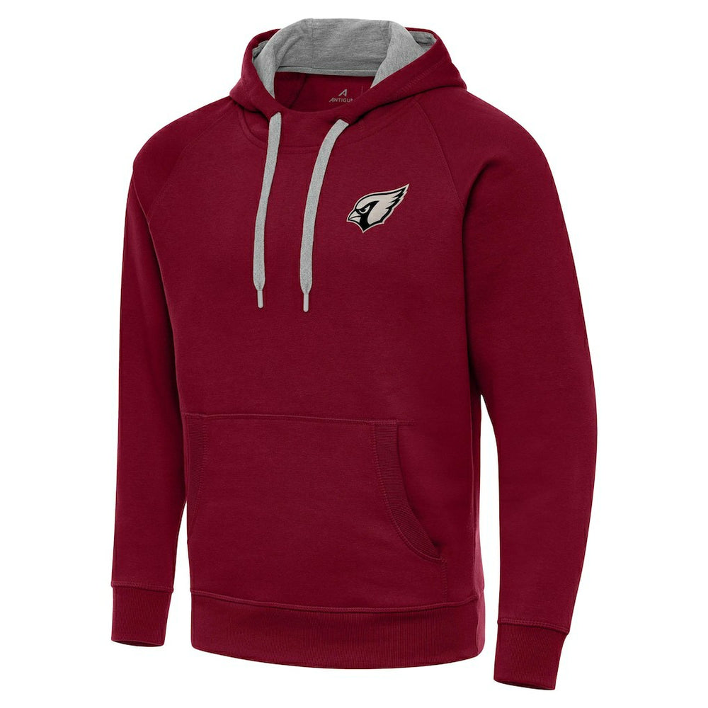 Arizona Cardinals Antigua Brushed Carbon Victory Pullover Hoodie - Cardinal cheap