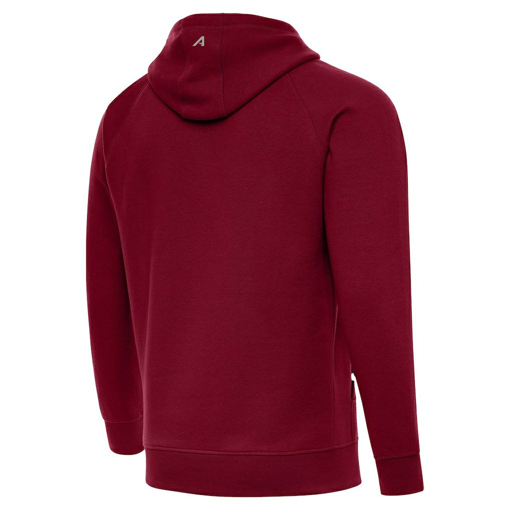 Arizona Cardinals Antigua Brushed Carbon Victory Pullover Hoodie - Cardinal cheap