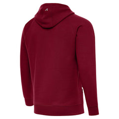 Arizona Cardinals Antigua Brushed Carbon Victory Pullover Hoodie - Cardinal cheap