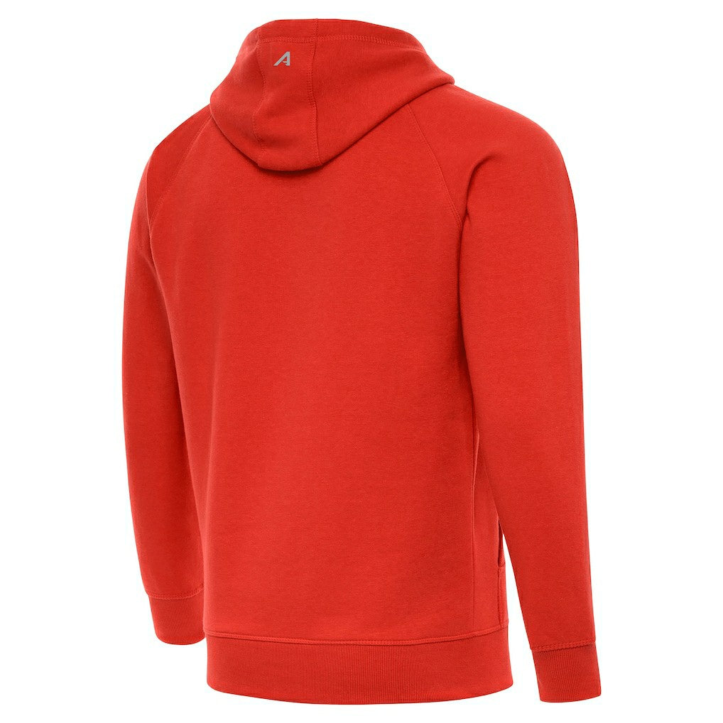 Cleveland Browns Antigua Brushed Carbon Victory Pullover Hoodie - Orange sale