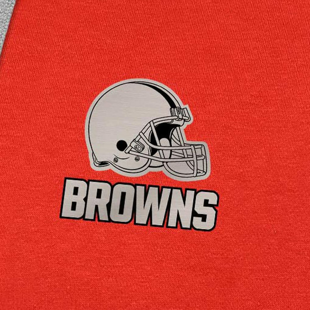 Cleveland Browns Antigua Brushed Carbon Victory Pullover Hoodie - Orange sale
