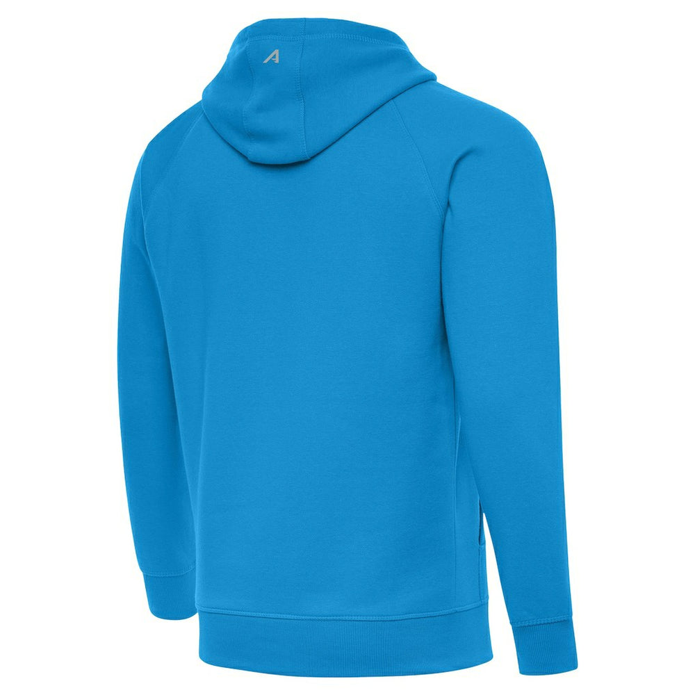 Carolina Panthers Antigua Brushed Carbon Victory Pullover Hoodie - Blue for sale