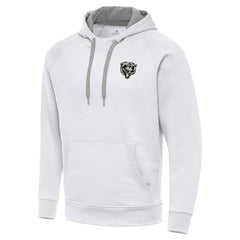 Chicago Bears Antigua Brushed Carbon Victory Pullover Hoodie - White cheap