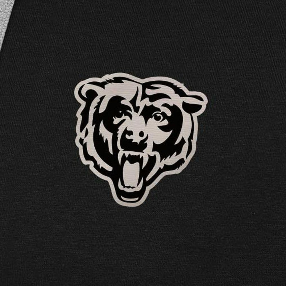 Chicago Bears Antigua Brushed Carbon Victory Pullover Hoodie - Black outlet