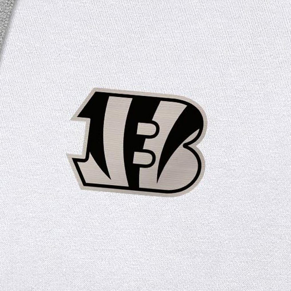 Cincinnati Bengals Antigua Brushed Carbon Victory Pullover Hoodie - White online