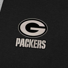 Green Bay Packers Antigua Brushed Carbon Victory Pullover Hoodie - Black sale