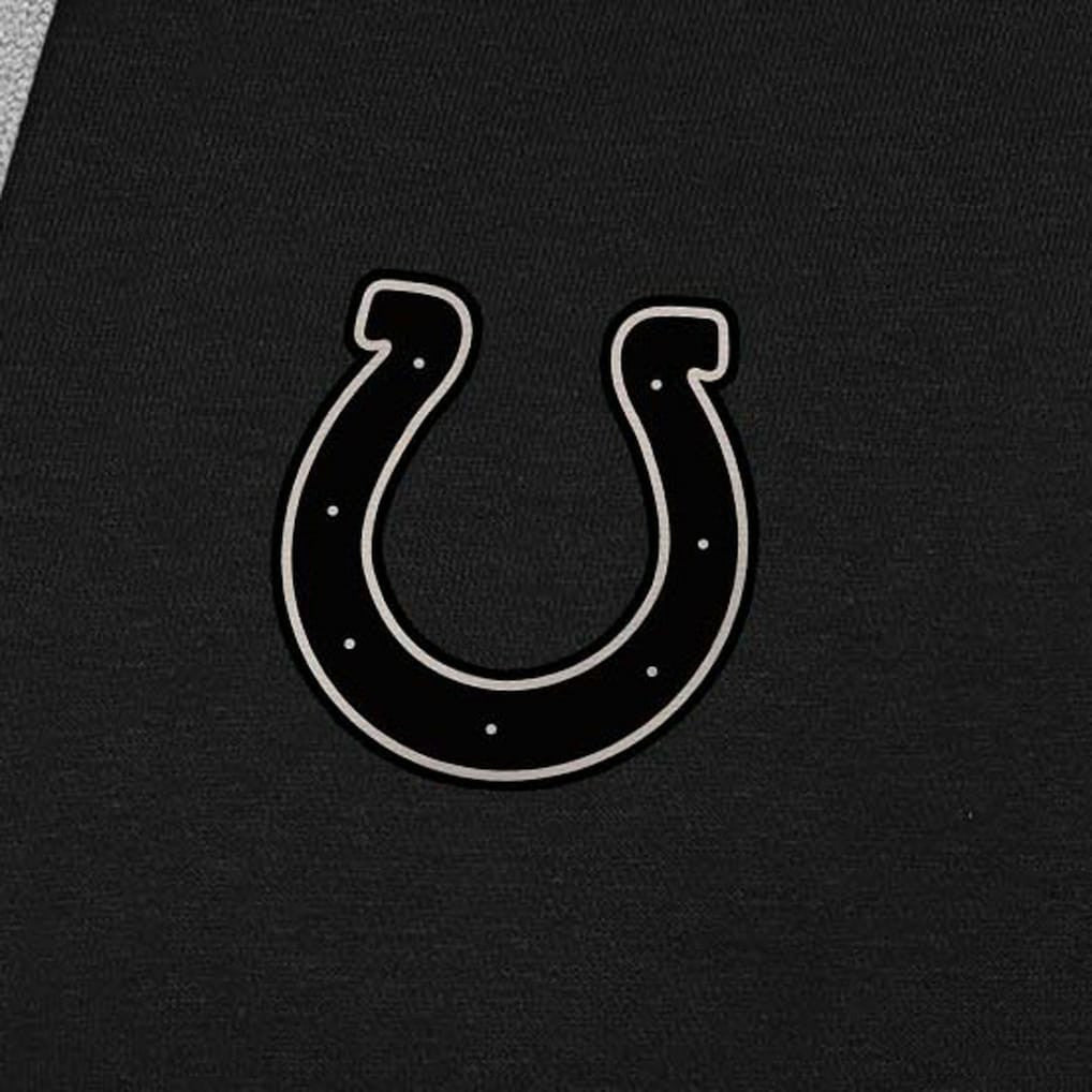 Indianapolis Colts Antigua Brushed Carbon Victory Pullover Hoodie - Black cheap
