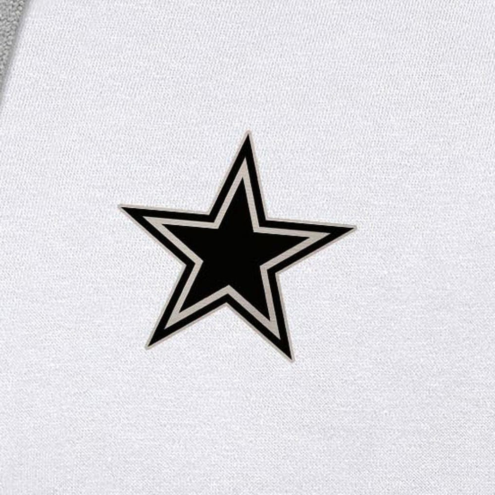 Dallas Cowboys Antigua Brushed Carbon Victory Pullover Hoodie - White sale