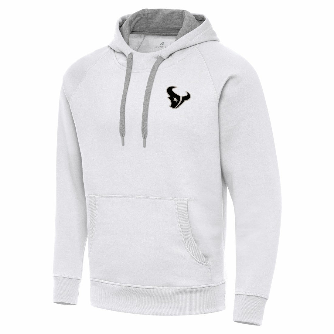 Houston Texans Antigua Brushed Carbon Victory Pullover Hoodie - White outlet
