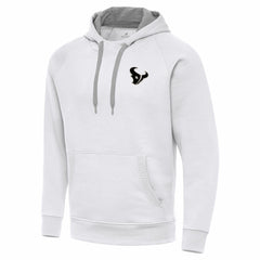 Houston Texans Antigua Brushed Carbon Victory Pullover Hoodie - White outlet