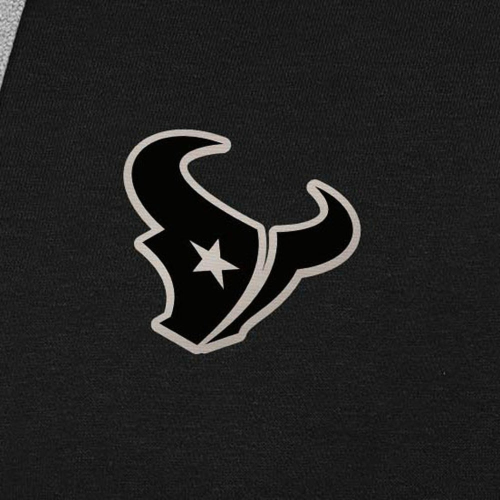 Houston Texans Antigua Brushed Carbon Victory Pullover Hoodie - Black for sale