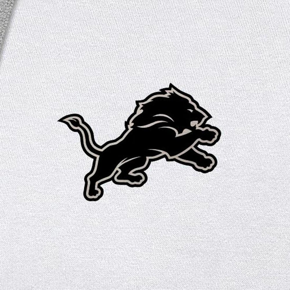 Detroit Lions Antigua Brushed Carbon Victory Pullover Hoodie - White online
