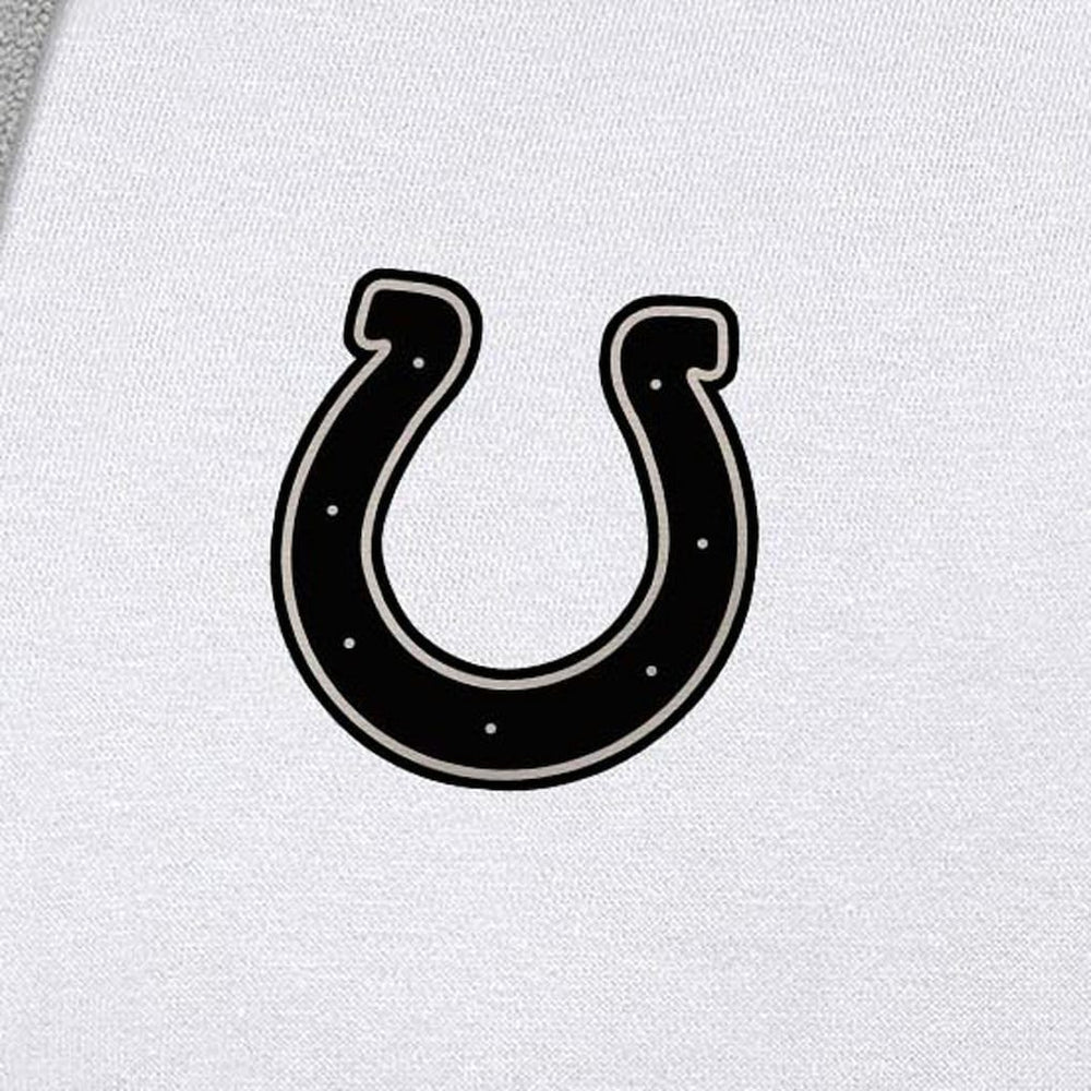 Indianapolis Colts Antigua Brushed Carbon Victory Pullover Hoodie - White for sale