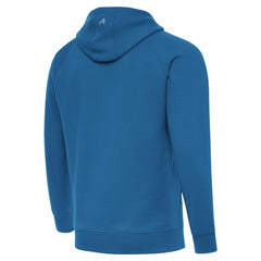 Detroit Lions Antigua Brushed Carbon Victory Pullover Hoodie - Blue on sale
