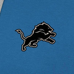 Detroit Lions Antigua Brushed Carbon Victory Pullover Hoodie - Blue on sale
