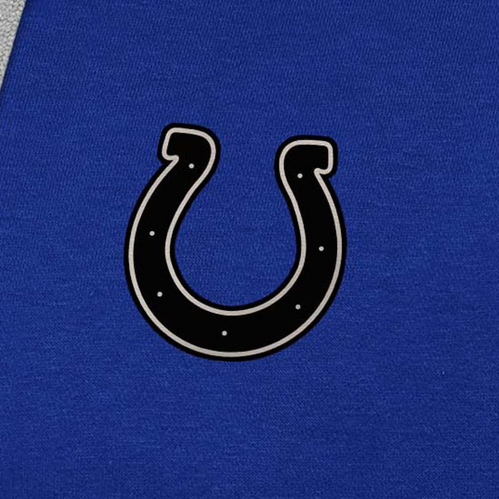Indianapolis Colts Antigua Brushed Carbon Victory Pullover Hoodie - Royal discount